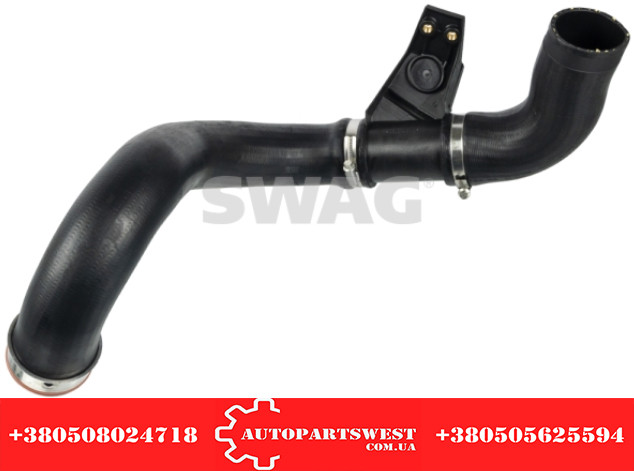 Патрубок інтеркулера MB Sprinter 901-904 316СDI (2.7CDI) SWAG 10 93 3522, фото 1
