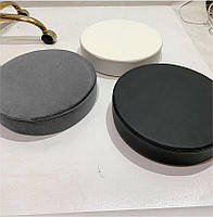 Барний табурет Key Bar 4-CH-Base екокожа колір білий на квадратній хромованій опорі, фото 6