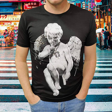Футболка Angel With Diamonds - Black, фото 1