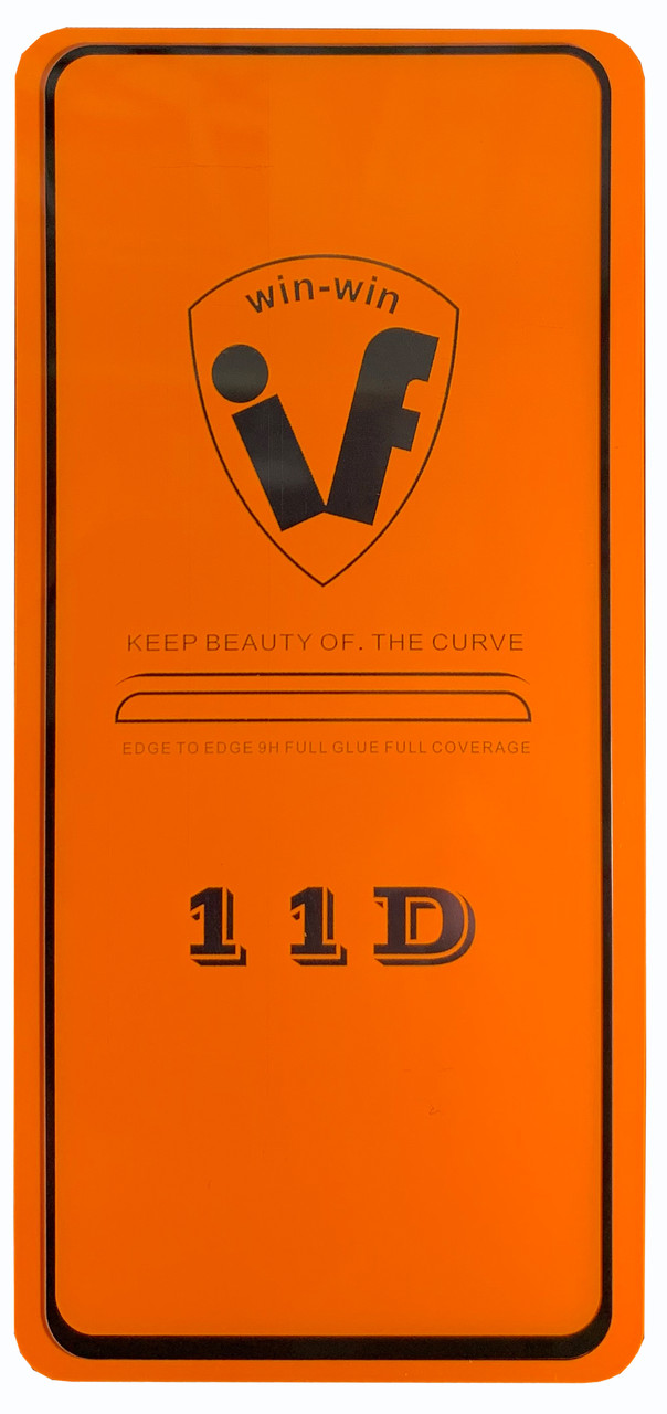 Захисне скло NoName для Xiaomi Redmi Note 9T 11D Чорний, фото 1