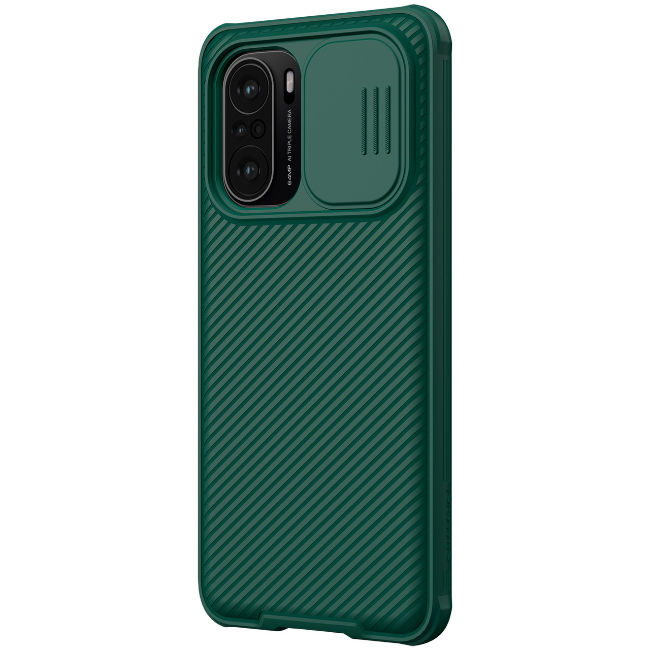 Захисний чохол Nillkin для Xiaomi POCO F3 / Redmi K40/ K40 Pro+ (CamShield Pro Case) Green з захистом камери