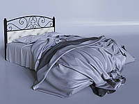 Кованая кровать Астра с мягким изголовьем, фабрика Тенеро