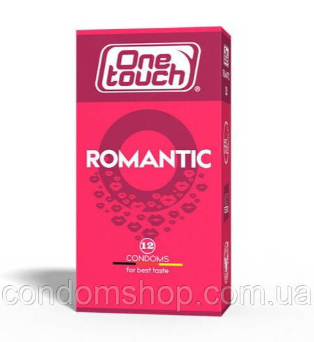 Презервативи One touch romantic Ван тач романтик ароматизовані з полуницею #12 шт.Преміумклас!