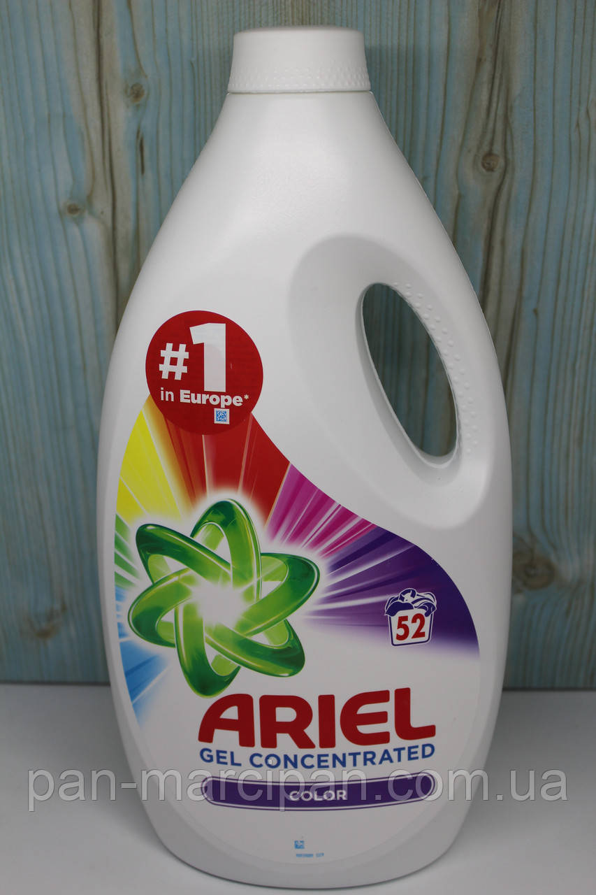Гель для прання Ariel Gel Concentrated Color 2.860 L (52пр)
