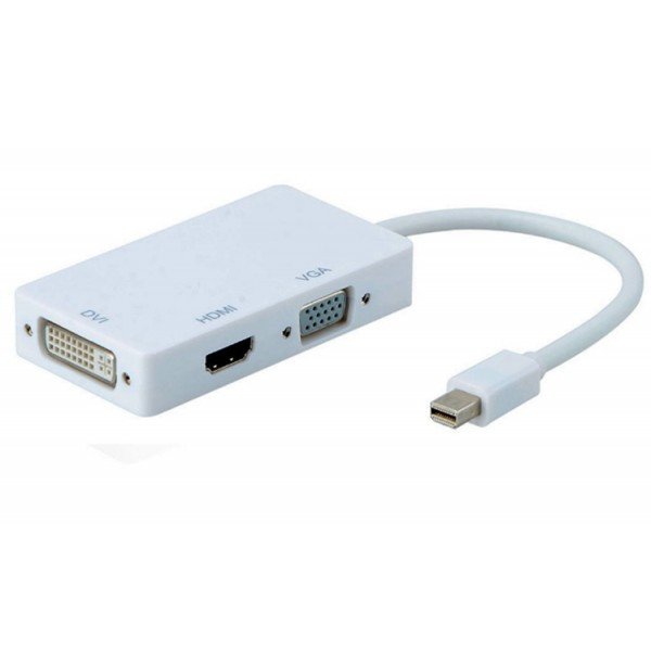 Конвертер mini DisplayPort на HDMI/DVI/VGA, фото 1