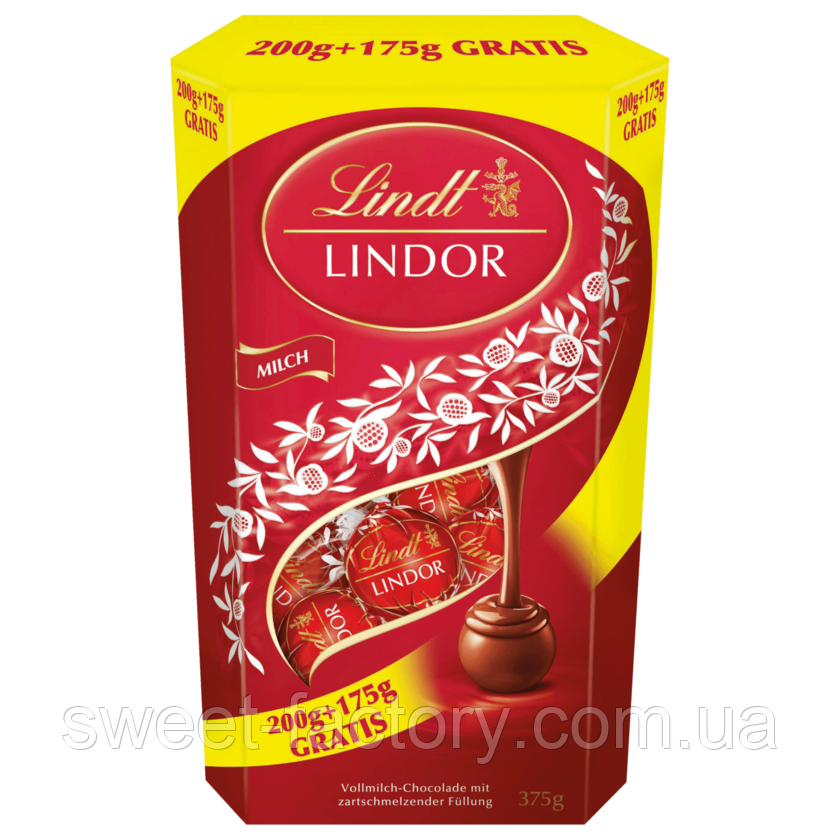 Цукерки Lindt Lindor Milch 375 g