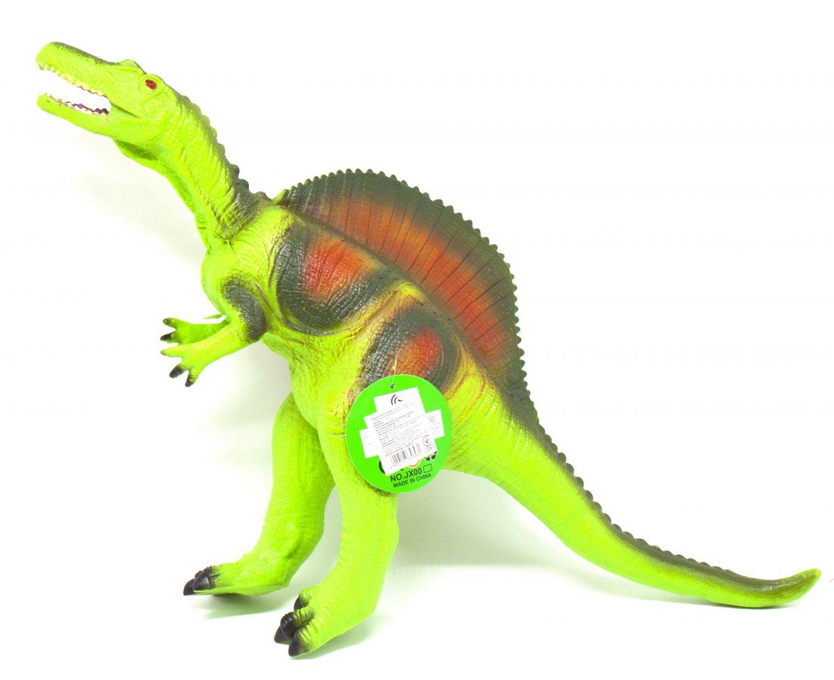 Динозавр гумовий "Спинозавр" великий зі звуком зелений (JX102-2)