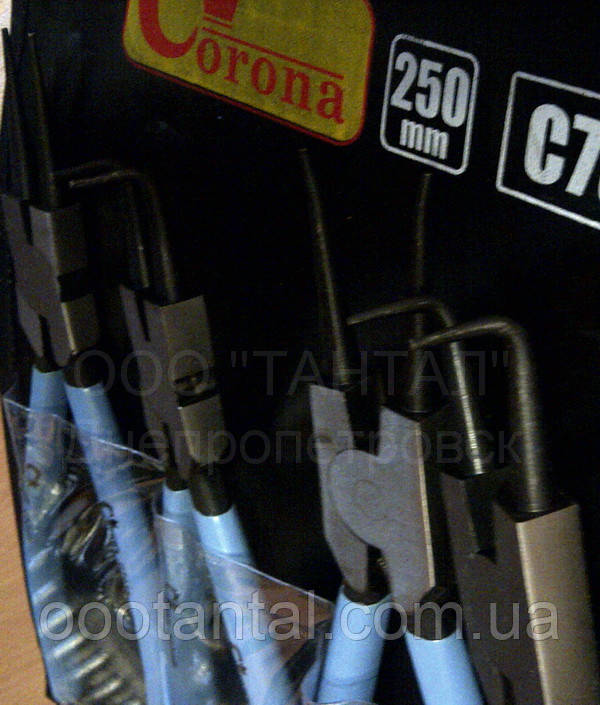 Набор щипцов Corona C7025 для стопорных колец наружных и внутренних - фото 2 - id-p211452418