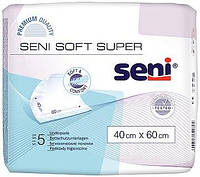 Пеленки SENI Soft Super 40 x 60 см 5 шт