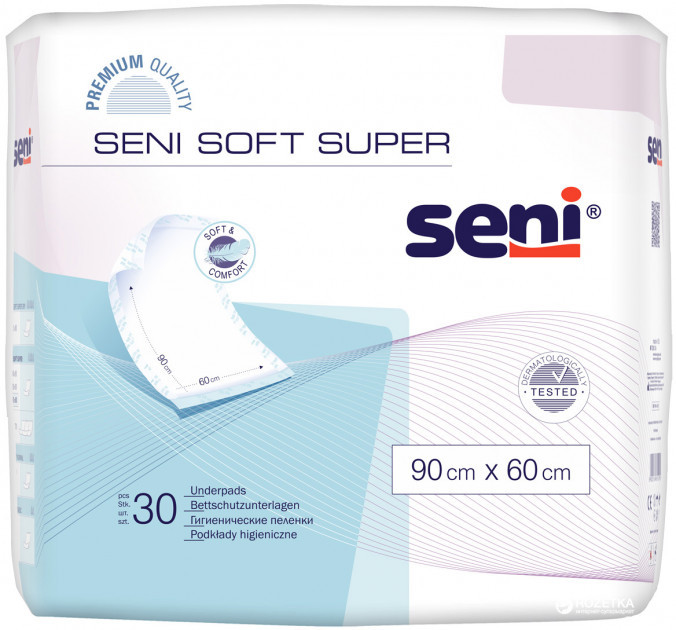 Пелюшки SENI Soft Super 60 x 90 cм 30 шт