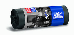 Пакети Anna Zaradna для сміття LDPE 60 л 10 шт