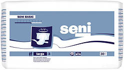 Підгузки для дорослих Seni Basic Large 100-135 см 30 шт 5.5 крап.