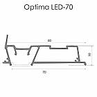 Профіль «Optima LED-70» для натяжних стель від ALTEZA, фото 4