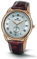 Часы наручные Seculus 4483.2.1069 pvd-r case, white dial, brown leather