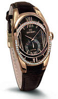 Часы наручные Seculus 1668.2.1064 brown, pvd-r cz stones, brown leather