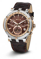 Часы наручные Seculus 1682.2.503 brown, ss-r with stones, brown leather