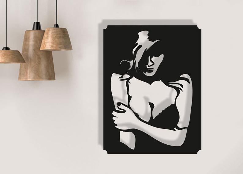 Декоративне панно Дівчина