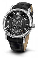 Часы наручные  Seculus 4506.3.7003 black, ss, black leather