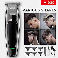 Тример для стрижки бороди та голови VGR V-030, фото 6