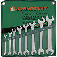 Набор ключей рожковых 6-22мм, 8 предметов, JONNESWAY W25108S