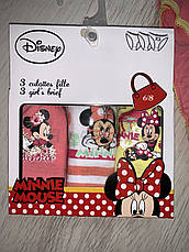 Трусики для дівчаток оптом Minie Mouse, Disney, 2/3-6/8 рр, фото 2