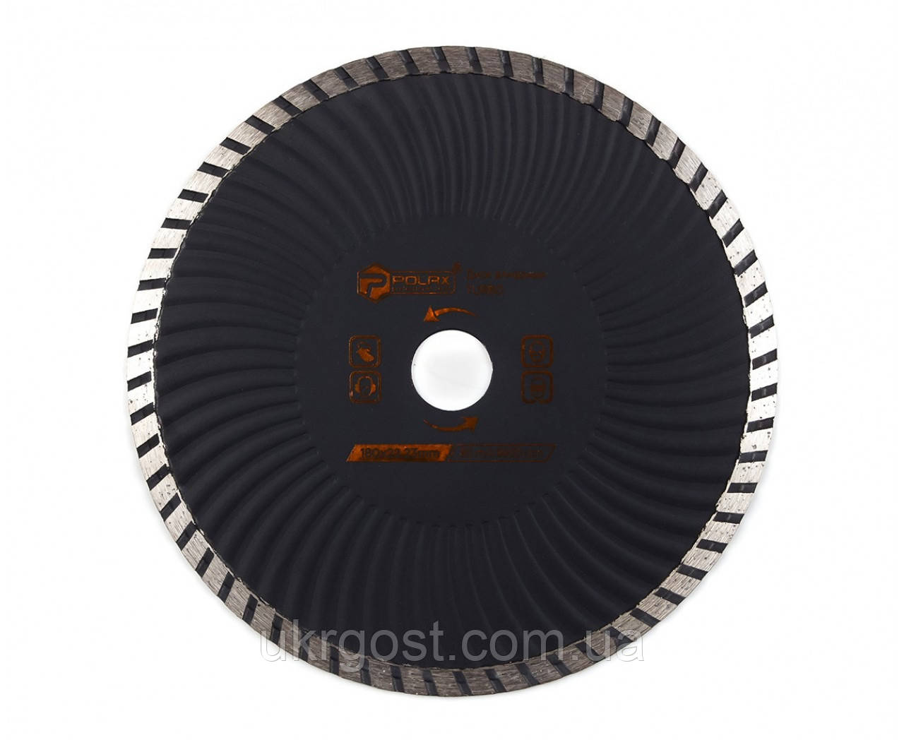 Диск алмазний Турбо 180x2,4x22,23 мм POLAX (54-129)