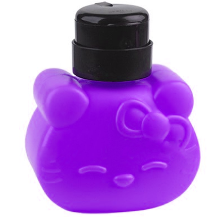 Помпа-дозатор Hello Kitty, 320 мл лілова, фото 1