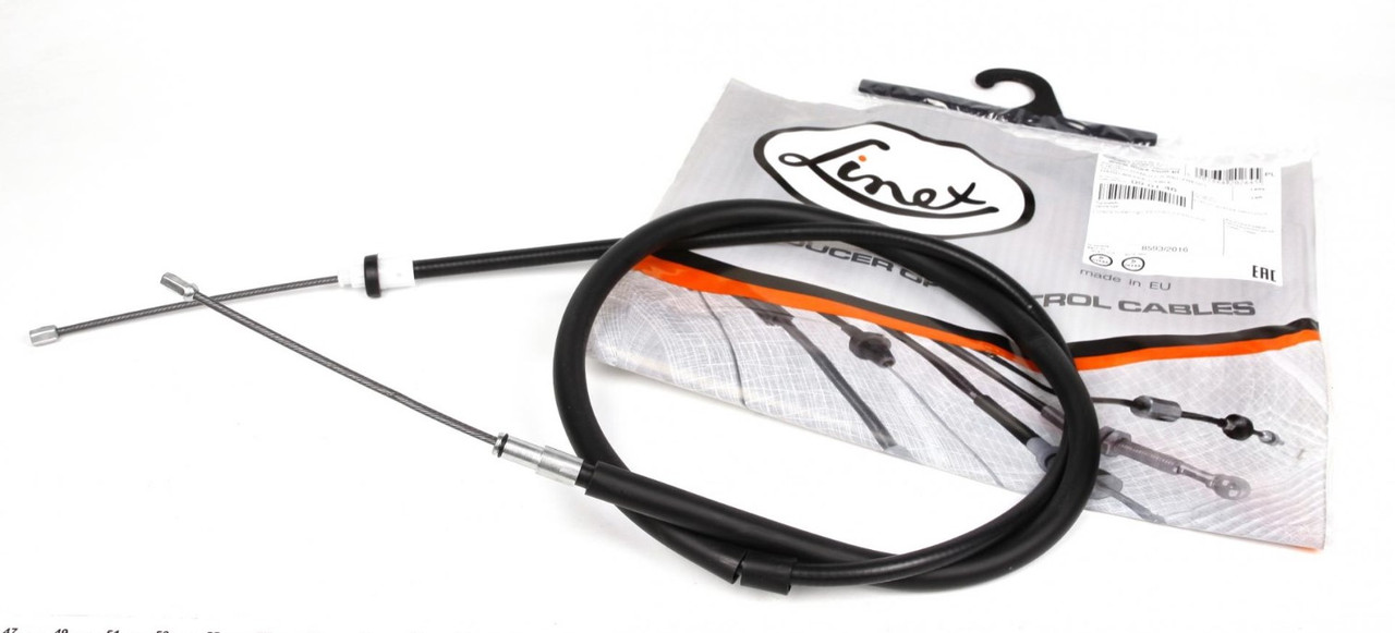 Трос ручний лівий Peugeot Partner I 96- 1820 mm Linex Польща 09.01.46, фото 1