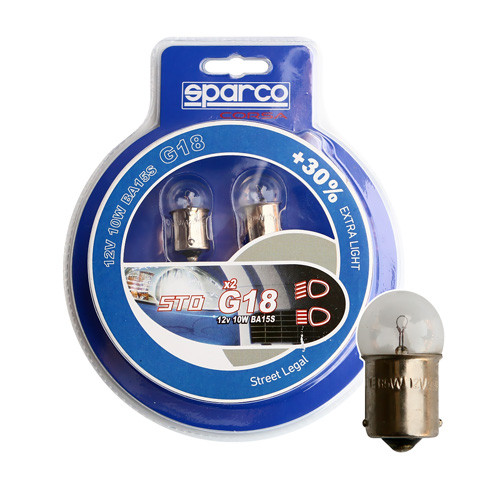 Лампа накаливания SPARCO G18 R10W 12V 10W +30% 2шт 168670 (ID ...
