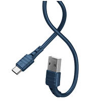 Дата кабель Remax RC-179a Soft Cable Skin-Friendly Texture Type C 1M Navy Blue