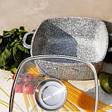 Каструля казан 3.7 л 22 см з гранітним антипригарним покриттям Edenberg EB-3972 Казан-смаження, фото 6