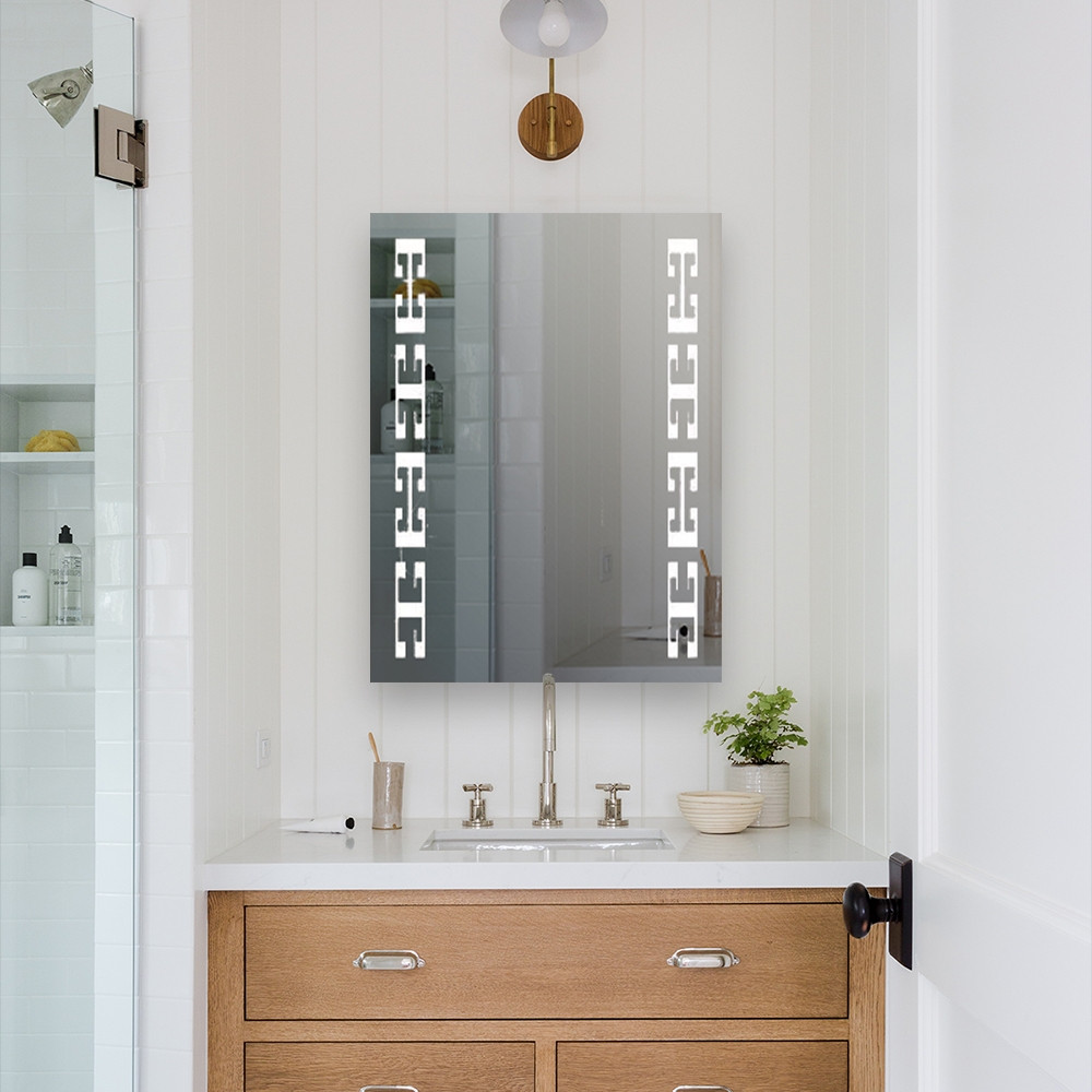 Дзеркало 60*80 см з LED підсвічуванням Настінне дзеркало з лід підсвіткою для ванної кімнати 10070