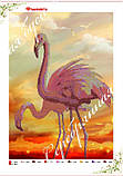 Схема для вишивки бісером "Фламінго", схема під бісер або хрестик, фото 2