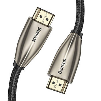 Кабель HDMI 2.0 Baseus 4K 60Гц шнур для тв монітора HDMI Male To 4K HDMI Male Horizontal 1м