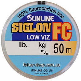 Флюорокарбон Sunline SIG-FC 50м 0.415мм 10.9кг поводковый (1658.01.45) - оригінал