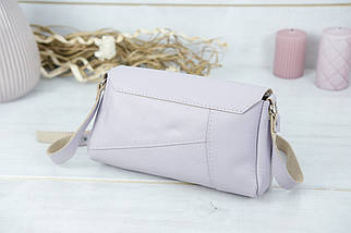 Жіноча сумка Тіффані з натуральної шкіри колір Бузковий, фото 5