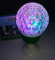Диско лампа Шар (проектор) LED светодиодная E27 + 220V