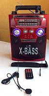 Радиоприемник-колонка New Kanon KN-62, MP3, USB + запись звука, пульт