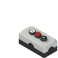 Модуль сборный с корпусом, 2 плоскими кнопками, 1 выступаюча кнопка и контактами, ES AC33017 Pizzato Elettrica