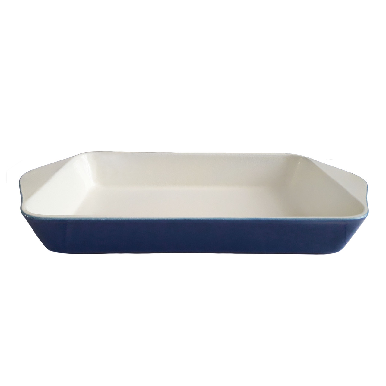 Форма чавунна, прямокутна з ручками CAST IRON 41*22 синя mzXG602WB MAZHURA