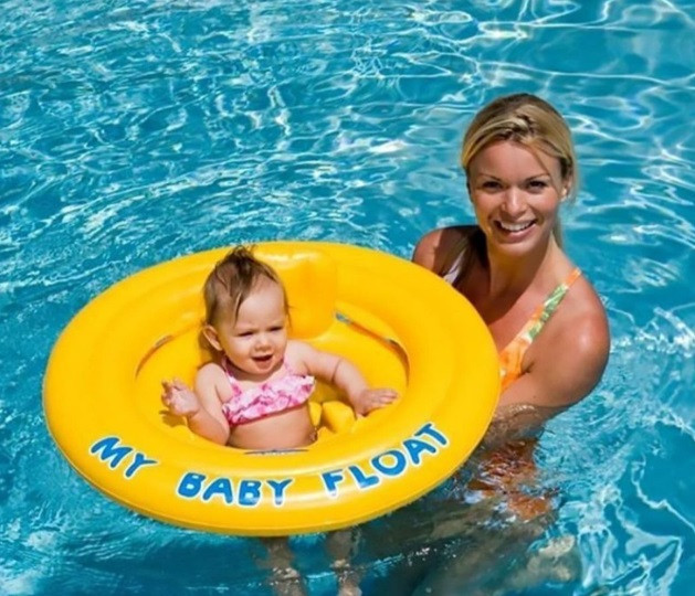 Intex Baby Float надувний круг "Мій малюк" з трусиками від 6 місяців