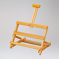 Мольберт настільний для малювання дерев'яний складаний Висота полотна до 47 см. Бук