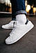 Чоловічі Кросівки Adidas Stan Smith White Black 40, фото 4