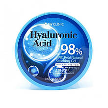 Універсальний гель для тіла 3W Clinic Hyaluronic acid 98% real moisture soothing gel