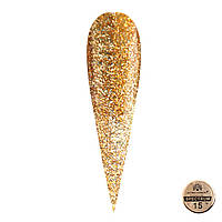 Гель-фарба металева з пластівцями Spectrum 5 г, 15