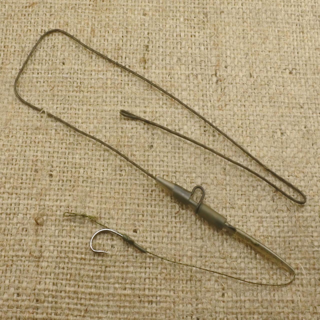 Монтаж на коропа Orange №11 посилена кліпса під бойл (MF11) (снасть на коропа з волосом, короповий монтаж), фото 1