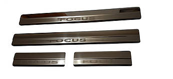 Накладки на пороги Ford Focus 3 (2011-2018)