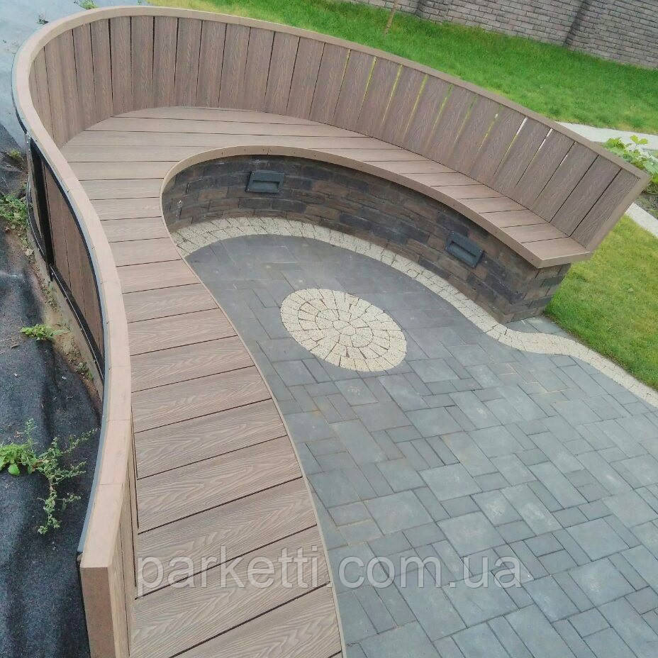 Bruggan Elegant 3D Copper (Бельгія) терасна дошка