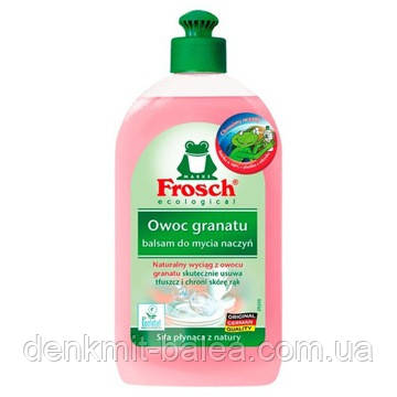 Гель Фрош Гранат для мытья посуды Frosch Owoc Granatu 500 мл