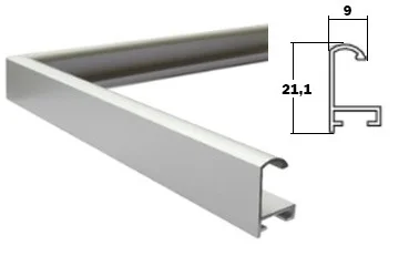 Профиль алюминиевый багетный в Запорожье от компании "Eugene Art".